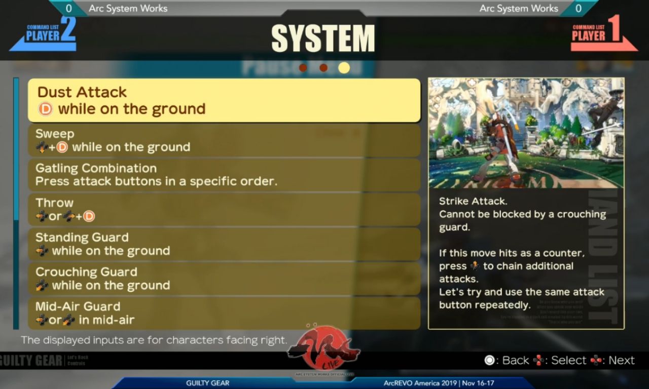 Every Character's Command List In Guilty Gear Strive