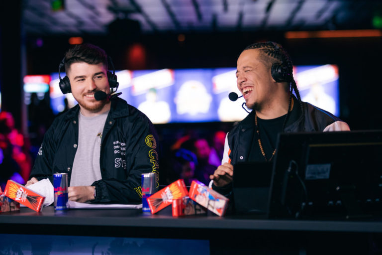sajam commentating with yipes (courtesy tempus rob)