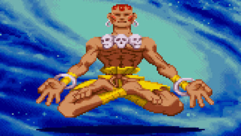 dhalsim meditating