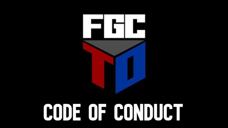 the logo for the FGC code of conduct