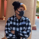jasmine "kurominah" martinez modeling some combo breaker swag; photo courtesy of @SpinInfinite