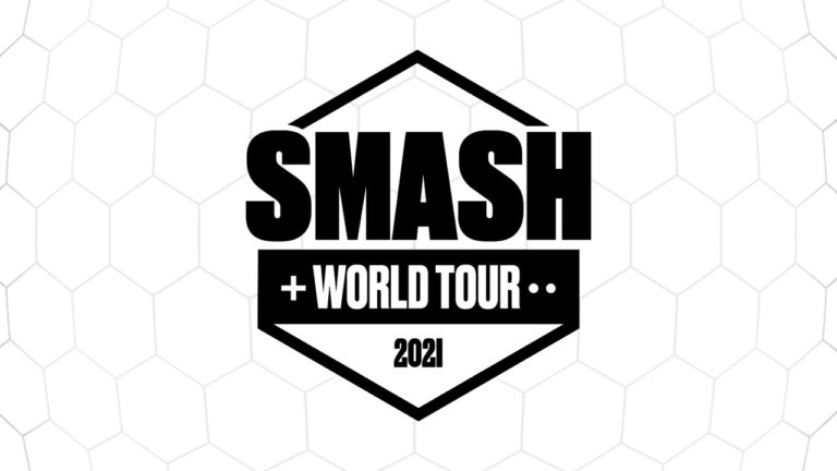 smash world tour logo header